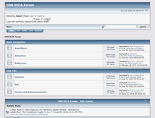 Tablet Screenshot of forum.ovr-scca.org